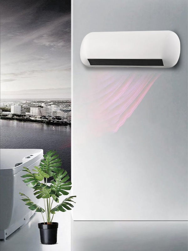 BPT-2000B 5008L/5008L-ERP Radiateur mural ovale blanc