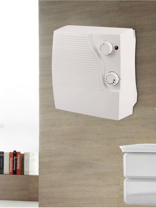 Thermostat réglable HBH-2004C, radiateur soufflant mural à économie d'énergie pour salle de bain