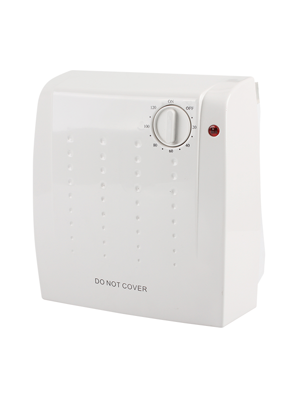 Radiateur soufflant mural pour salle de bain, HBH-2004D, 1000/2000W, avec minuterie de 2h